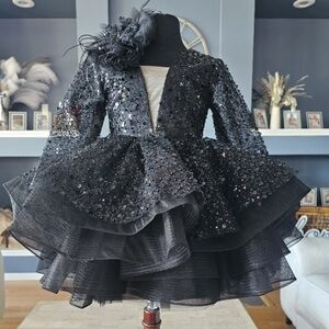 Black Pagent Dress Size 4